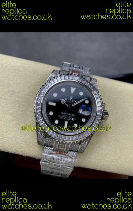 Rolex Submariner 116610 Iced Out Edition 17 Swiss Replica Watch 