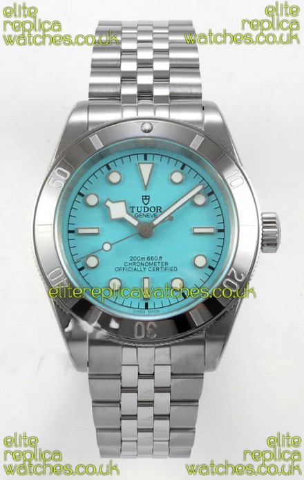 Tudor Black Bay 41 Tiffany Blue Dial Jubilee Super Clone Watch 