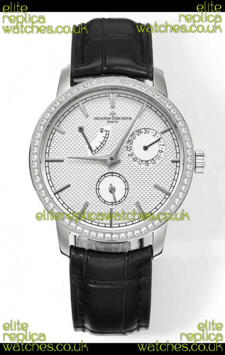 Vacheron Constantin Traditionnelle 83520 Diamonds White Dial Super Clone Watch 