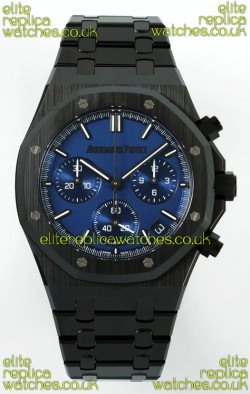 Royal Oak Chrono 26240 Black Ceramic Blue Dial Super Clone Watch 