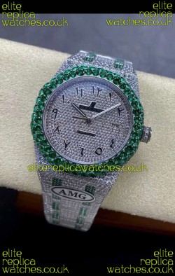 Royal Oak 15400 Iced Out Super Clone Edition 12 Super Clone Watch 