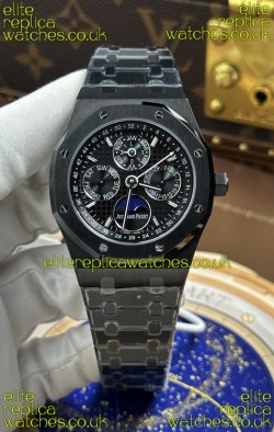Royal Oak 26579CE Perpetual Calendar Black Ceramic Super Clone Watch 