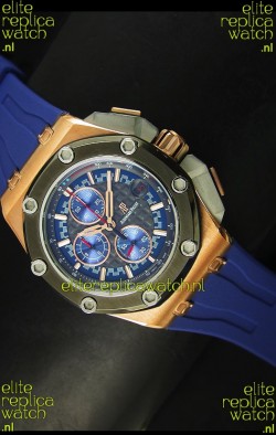 Audemars Piguet Royal Oak Offshore Michael Schumacher Rose Gold Ceramic Bezel