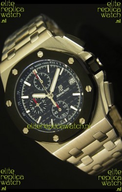 Audemars Piguet Royal Oak Offshore Watch in Black Dial - Steel Case
