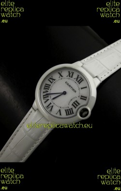 Cartier Ballon de Ladies Replica Watch in White Dial