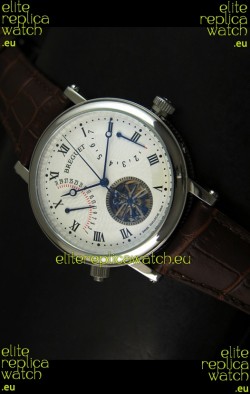 Breguet Retrograde Day/Date Japanese Automatic Watch with Tourbillon