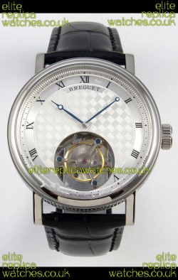 Breguet Classique Tourbillon Stainless Steel Roman Dial Super Clone Watch 