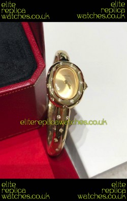 Baignoire De Cartier Yellow Gold Super Clone Quartz Replica Watch