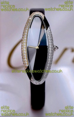 Cartier Baignoire Allongée 21MM Swiss Quartz Watch 