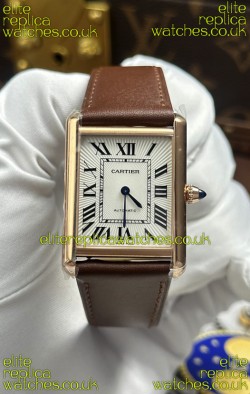 Cartier Tank Louis Automatic 27mm in Yellow Gold Super Clone Watch 