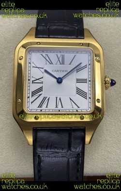 Cartier Santos Dumont in Yellow Gold 31MM Super Clone Watch 