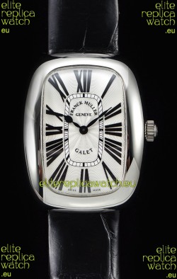 Franck Muller Galet Ladies Swiss Quartz Black Strap Watch