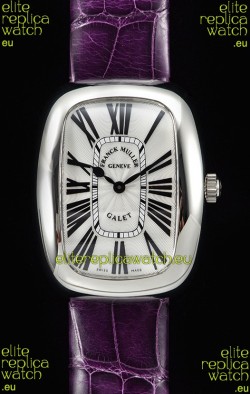 Franck Muller Galet Ladies Swiss Quartz Purple Strap Watch