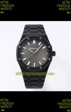 Audemars Piguet Royal Oak PVD Coated Swiss Replica Watch 3120 Swiss Movement - Grey Dial 
