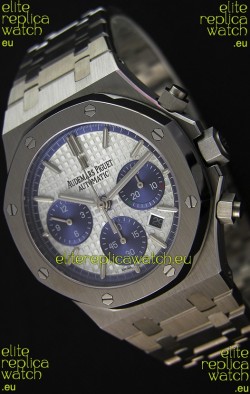Audemars Piguet Royal Oak Chronograph White Dial Steel Strap Swiss Replica Watch 