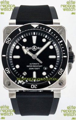 Bell & Ross BR03-92 Diver Stainless Steel - Black Dial Swiss Replica Watch 1:1 Mirror Replica