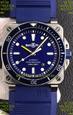 Bell & Ross BR03-92 Diver Stainless Steel Blue Dial Swiss Replica Watch 1:1 Mirror Replica