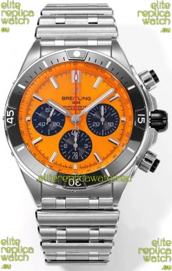 Breitling Chronomat B01 42 Edition Swiss 904L Steel Casing Pale Yellow Dial 1:1 Mirror Replica Watch