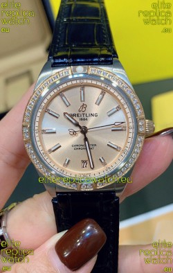 Breitling Chronomat Automatic 36MM 1:1 Mirror Swiss Replica Watch Steel Case