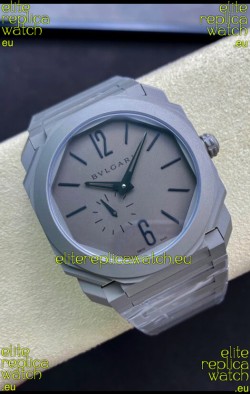 Bvlgari Octo Finissmo Edition 1:1 Mirror Replica Sandblasted Ceramic Casing