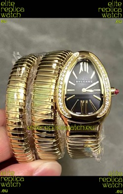 Bvlgari Serpenti Tubogas Double Spiral Rose Gold Super Clone Replica Watch