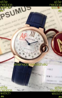 Ballon De Cartier Swiss Automatic 1:1 Mirror Quality 33MM in Rose Gold Plating