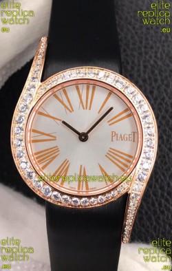 Piaget Limelight Gala Edition 1:1 Mirror Quality Swiss Quartz Replica Watch Rose Gold 
