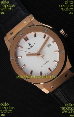 Hublot Classic Fusion King Gold Opalin Swiss Replica Watch - 1:1 Mirror Replica