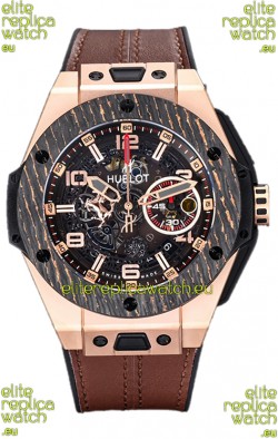 Hublot Big Bang F1 "King Carbon Gold" Edition Chronograph Swiss Replica Watch 
