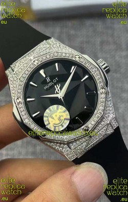 Hublot Classic Fusion Orlinski PAVE Edition Black Dial Swiss Replica Watch 40MM