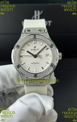 Hublot Super Clone Classic Fusion Titanium 38MM 1:1 Mirror Replica Watch White Dial