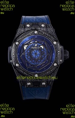 Hublot Big Bang One Click Sang Bleu 1:1 Mirror Replica in Ceramic Casing - 45MM