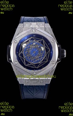 Hublot Big Bang One Click Sang Bleu 1:1 Mirror Replica in Stainless Steel Casing 45MM - Blue Dial