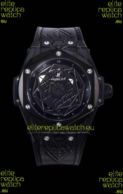 Hublot Big Bang One Click Sang Bleu 1:1 Mirror Replica in Ceramic Casing - 45MM Black Dial