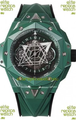 Hublot Big Bang UNICO Sang Bleu II Green Ceramic 1:1 Mirror Quality Swiss Replica Watch