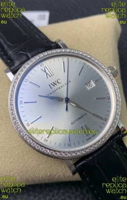 IWC Portofino Automatic 1:1 Mirror Quality Steel Dial 904L Steel Casing Swiss Replica Watch