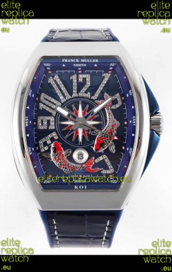 Franck Muller Vanguard KOI V45 YT SC DT AC BL KOI 2 Swiss Replica Watch 