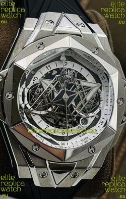 Hublot Big Bang UNICO Sang Bleu II Stainless Steel 1:1 Mirror Quality Swiss Replica Watch 