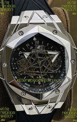 Hublot Big Bang UNICO Sang Bleu II Stainless Steel 1:1 Mirror Quality Swiss Replica Watch 
