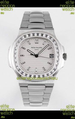Patek Philippe Nautilus 5711/1A White Dial 1:1 Mirror Swiss Replica Watch in 904L Steel 