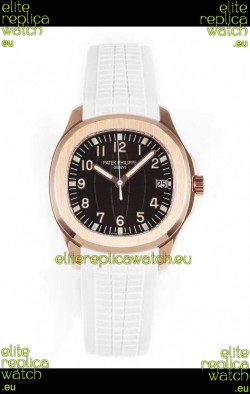 Patek Philippe Aquanaut 5167R Rose Gold 1:1 Mirror Replica Watch - Black Dial