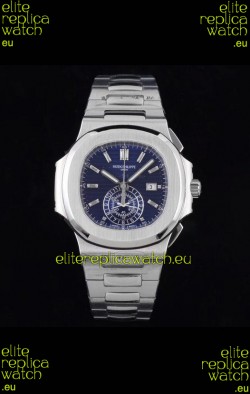 Patek Philippe Nautilus 5980/1A 904L Steel Case in Blue Dial - 1:1 Mirror Replica
