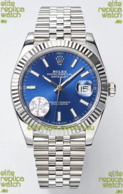 Rolex Datejust Cal.3235 Movement Swiss Watch 1:1 Mirror Replica 904L Steel 41MM - Blue Dial 