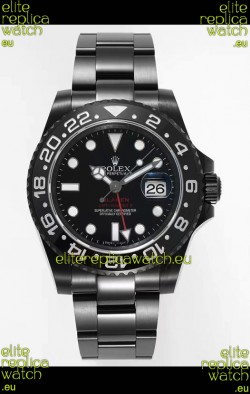 Rolex GMT Masters II REF.126710BLRO BLAKEN Swiss Replica - 904L Steel in DLC Coating