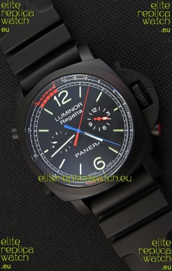 Panerai Luminor Regatta Japanese Replica Watch in PVD Case