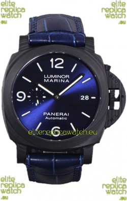 Panerai Luminor Marina Carbotech PAM1664 Blue Notte Carbon Casing 1:1 Mirror Replica Watch 