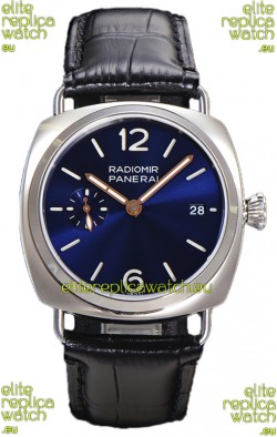 Panerai Radiomir PAM1293 Quaranta 40MM 904L Steel Blue Dial Watch in 1:1 Mirror Replica 