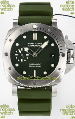 Panerai Super Clone Luminor Submersible Verde Militare PAM1055 42MM Replica Watch