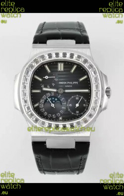 Patek Philippe Nautilus 5712/1A 1:1 Quality Swiss Replica Watch in Blue Dial
