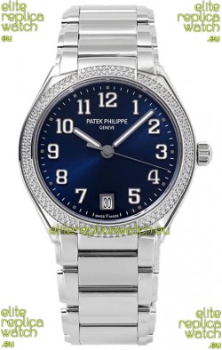 Patek Philippe Twenty-4 Blue Dial 904L Steel Casing 1:1 Mirror Replica Watch 36MM